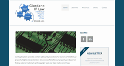 Desktop Screenshot of giordanoiplaw.com